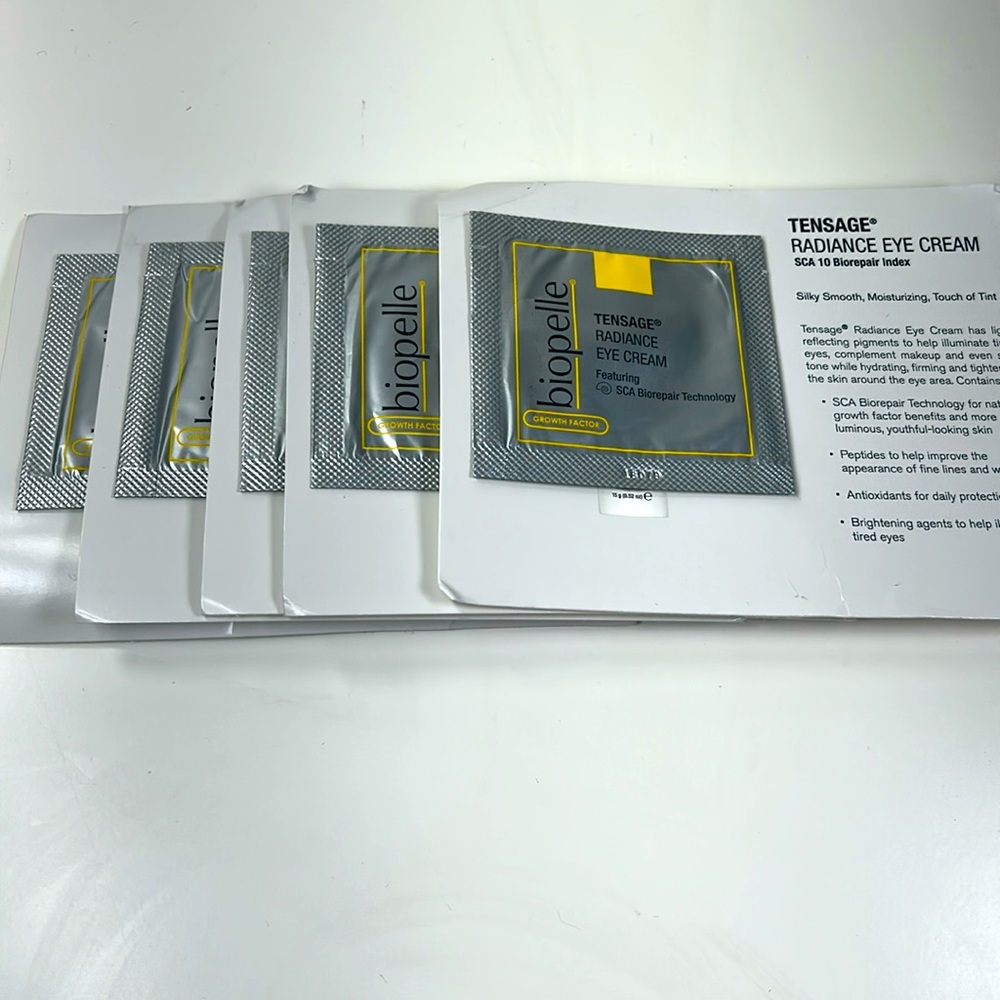5 Biopelle Tensage Samples -  Radiance Eye Cream